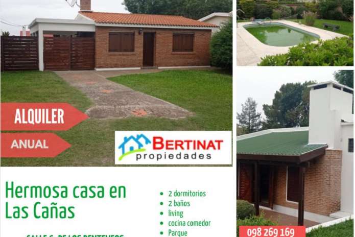 Casa 2 dormitorios con piscina